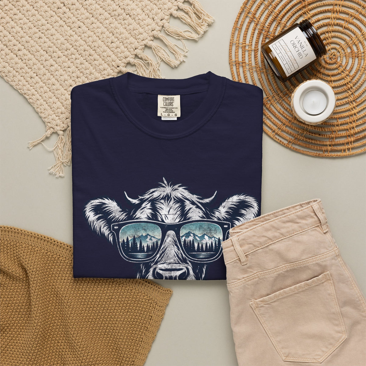 Shaded Cow Graphic Tee