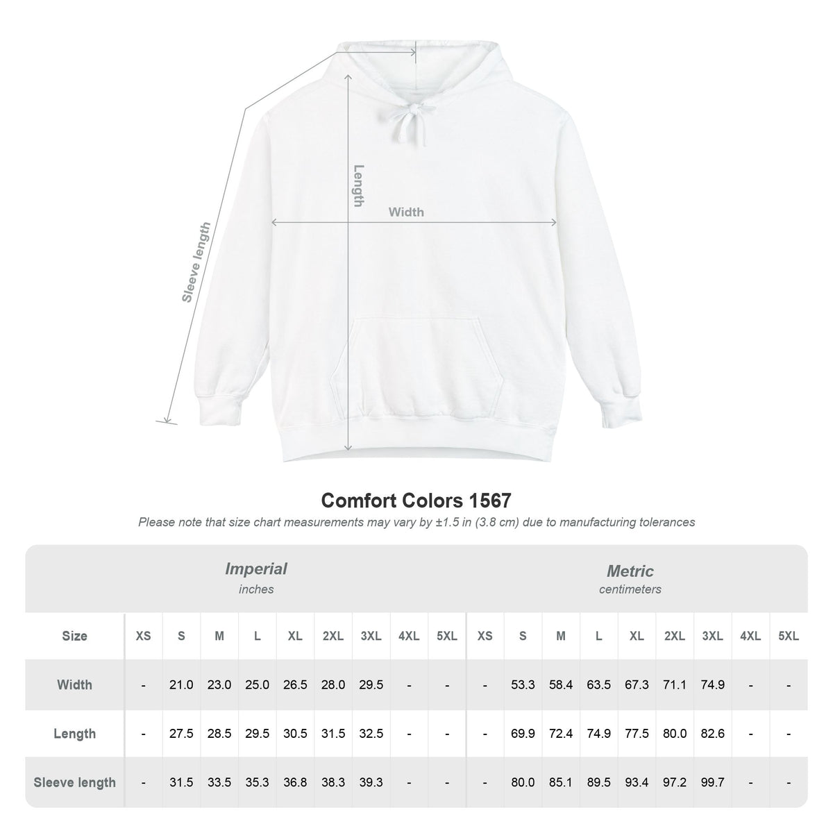 WGS Logo Comfort Colors Hoodie