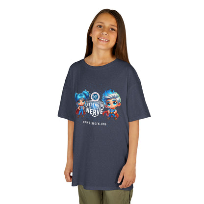 Kids NF Superhero Tee — Strength in Every Nerve | NF Support Kids T‑Shirt