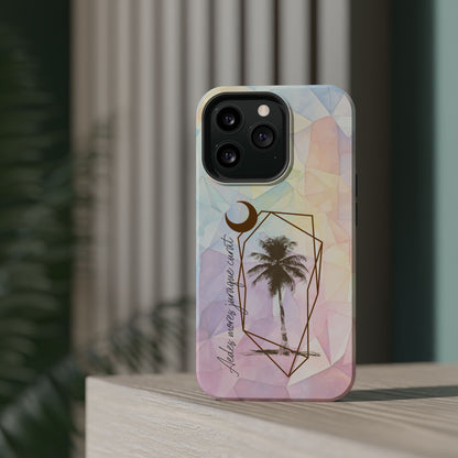 Geometric Palm phone case | Magnetic Impact-Resistant Case
