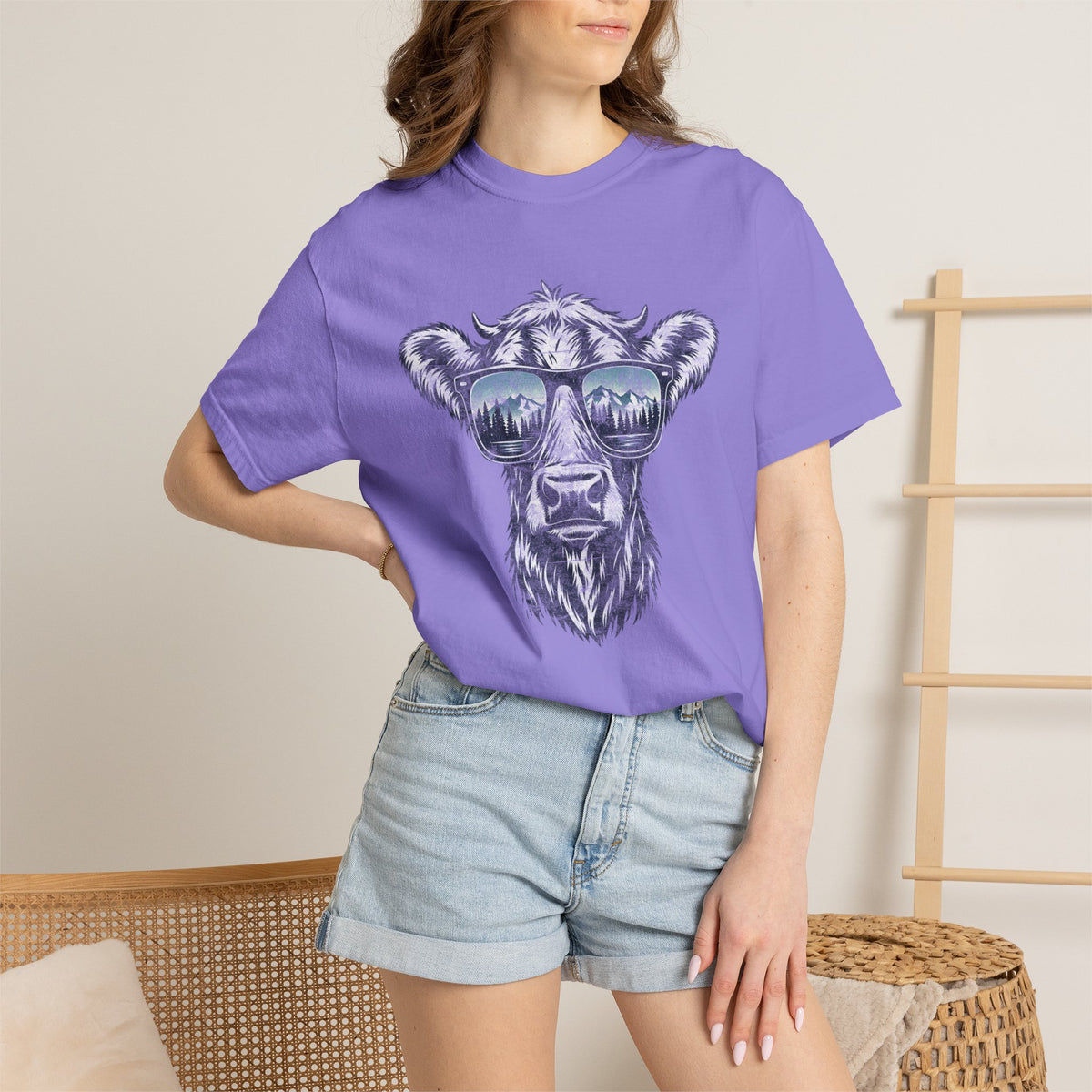 Shaded Cow Graphic Tee