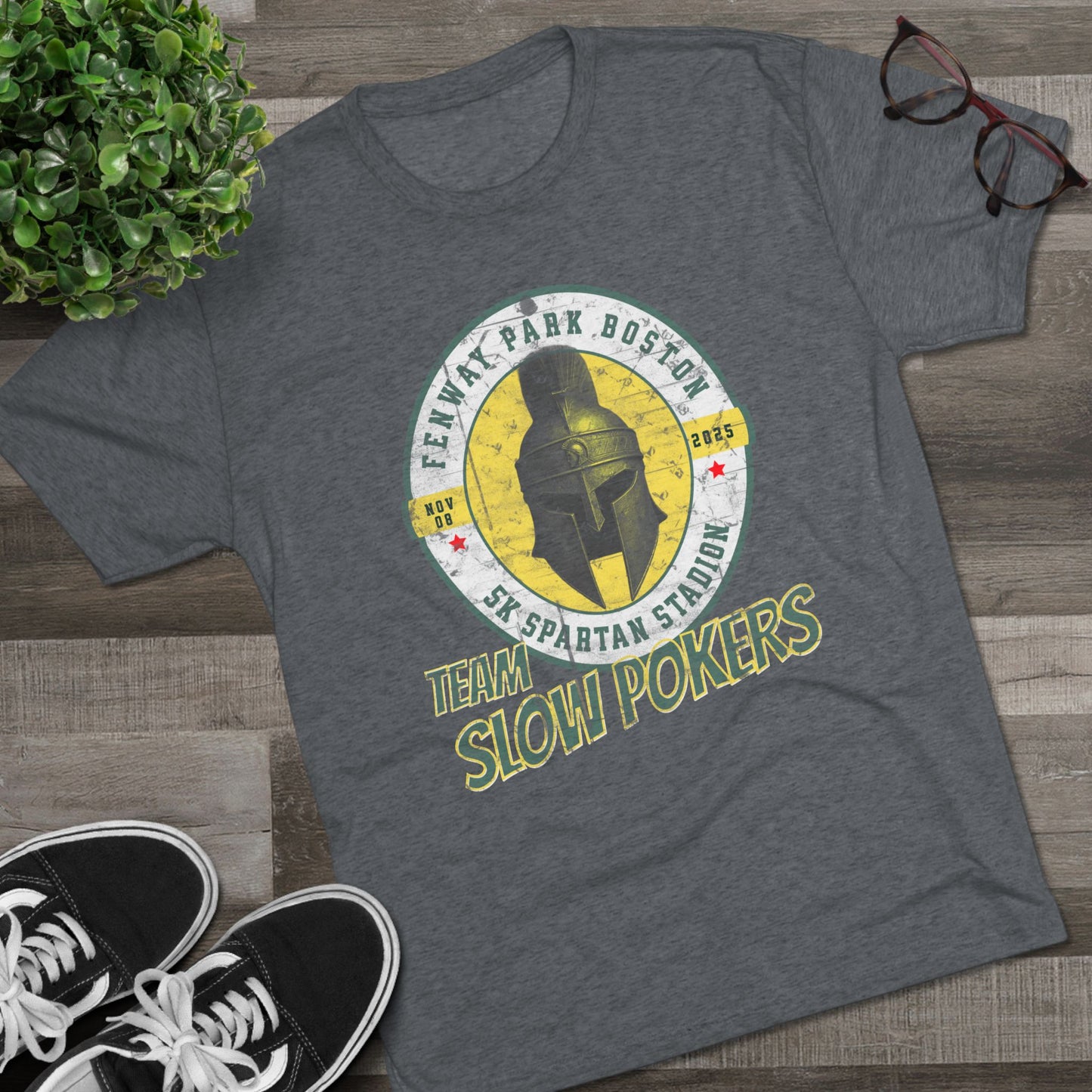 Spartan Slow Pokers Race Tee | Front Only Print