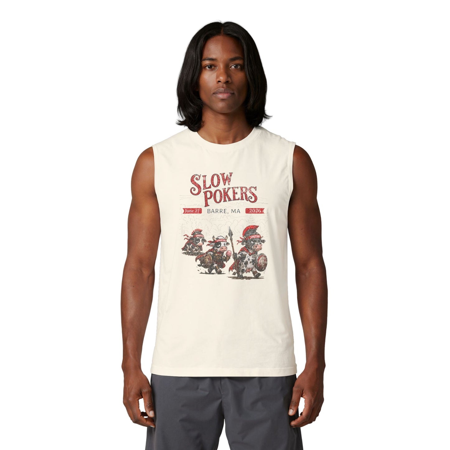 Barre Slow Pokers Spartan Muscle Tank