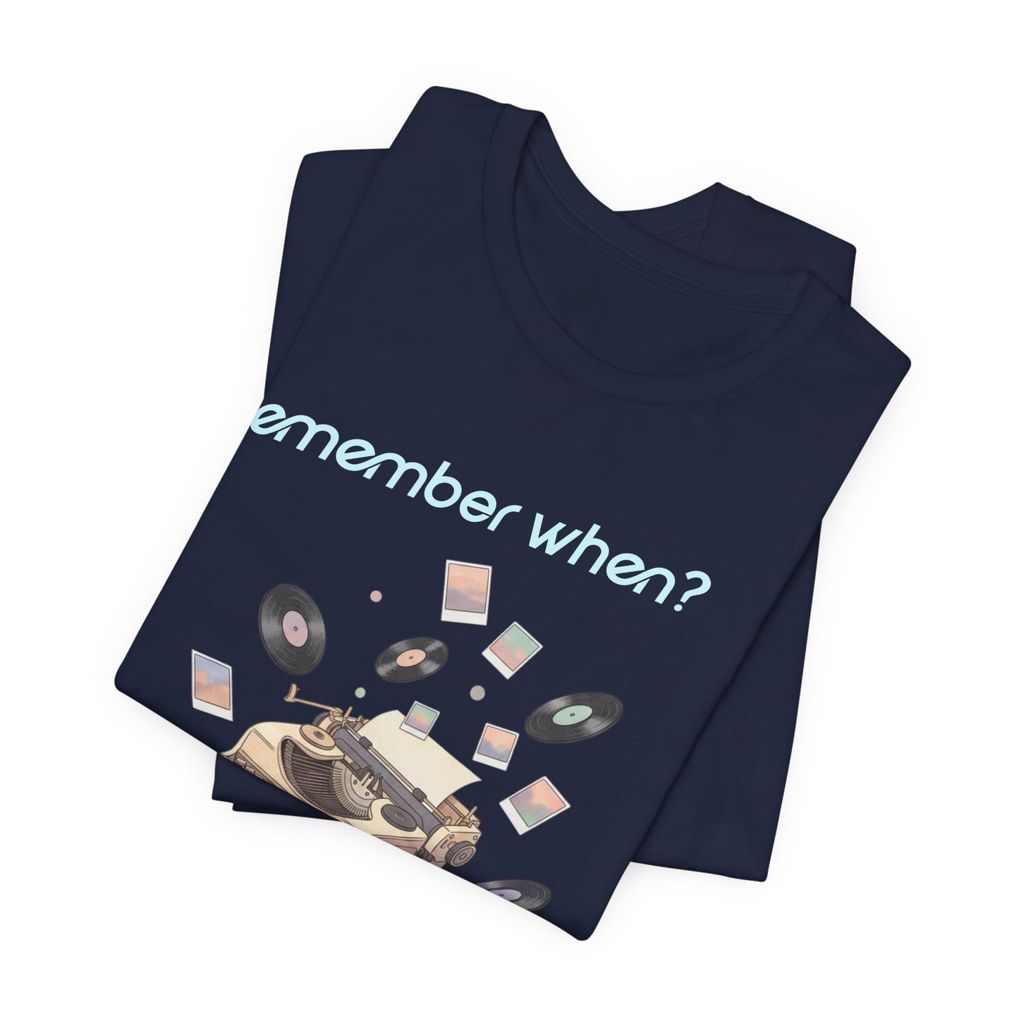 Remember When? Typewriter Tee | fleeting nostalgia, yesterday vibes