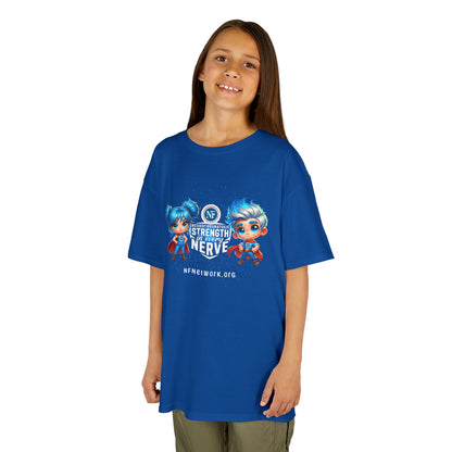 Kids NF Superhero Tee — Strength in Every Nerve | NF Support Kids T‑Shirt