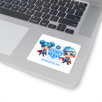 NF Strong Superhero Sticker