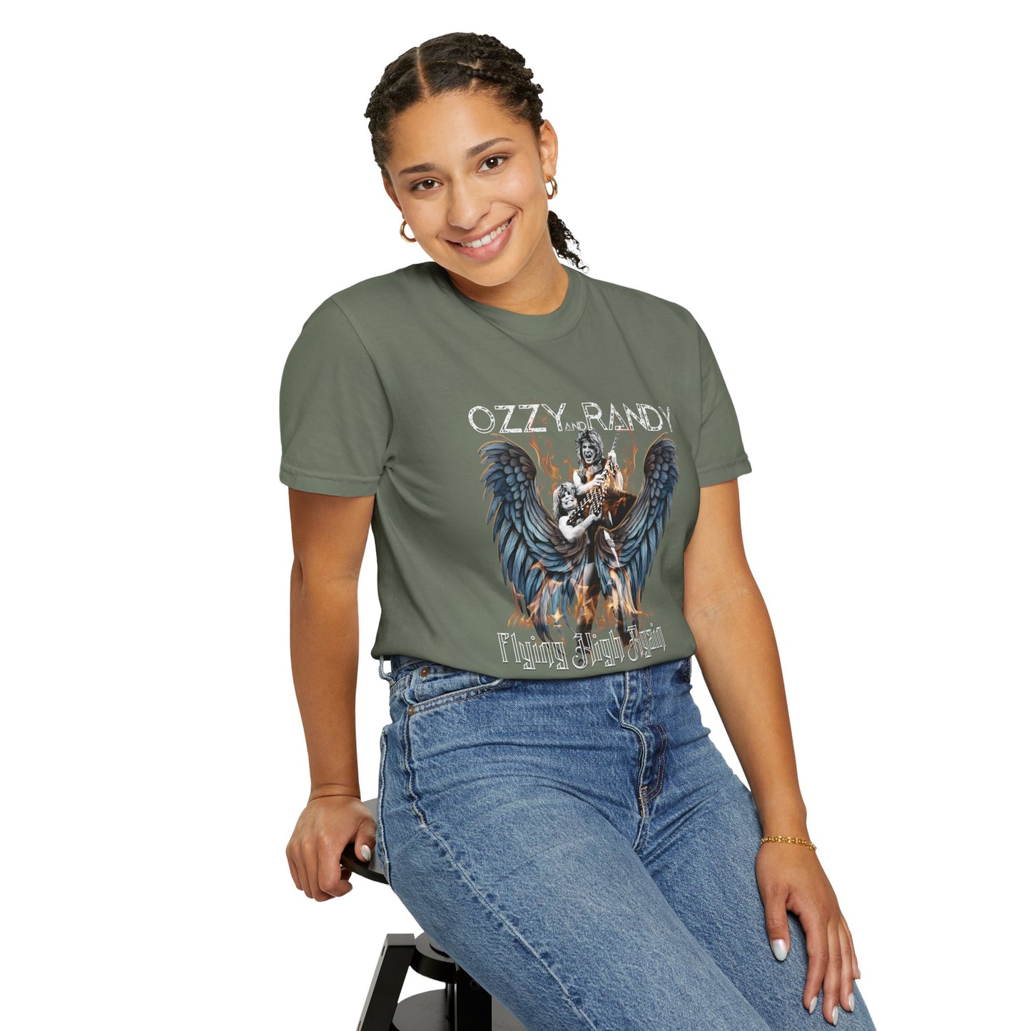 Flying High Again Garment Dyed Tee