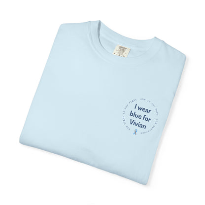 Personalized  — TID Awareness Wear Blue Tee