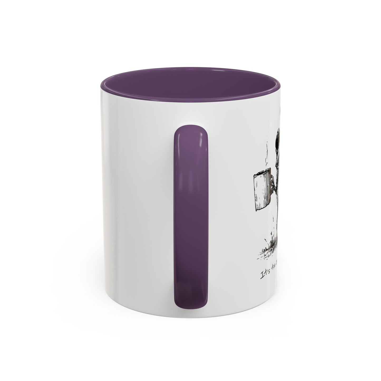 Funny Frog Coffee Mug — "Hop Off. It's Too Early for Nonsense"