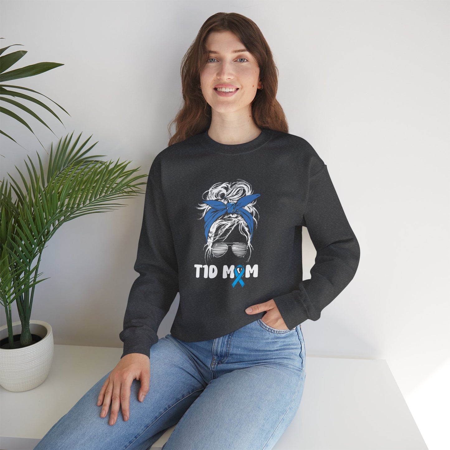 T1D Mom Crewneck Sweatshirt
