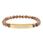 Engraved Natural Stone Bar Bracelet – Perception