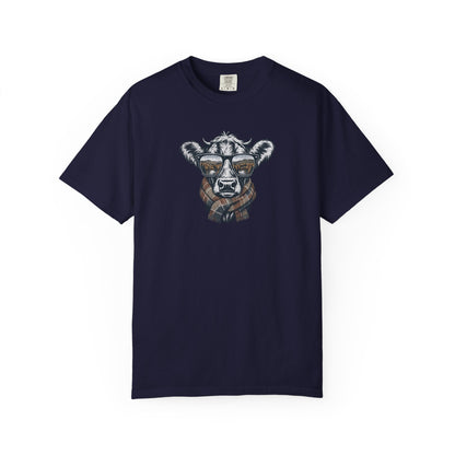 Rustic Fall Cow Cozy Tee