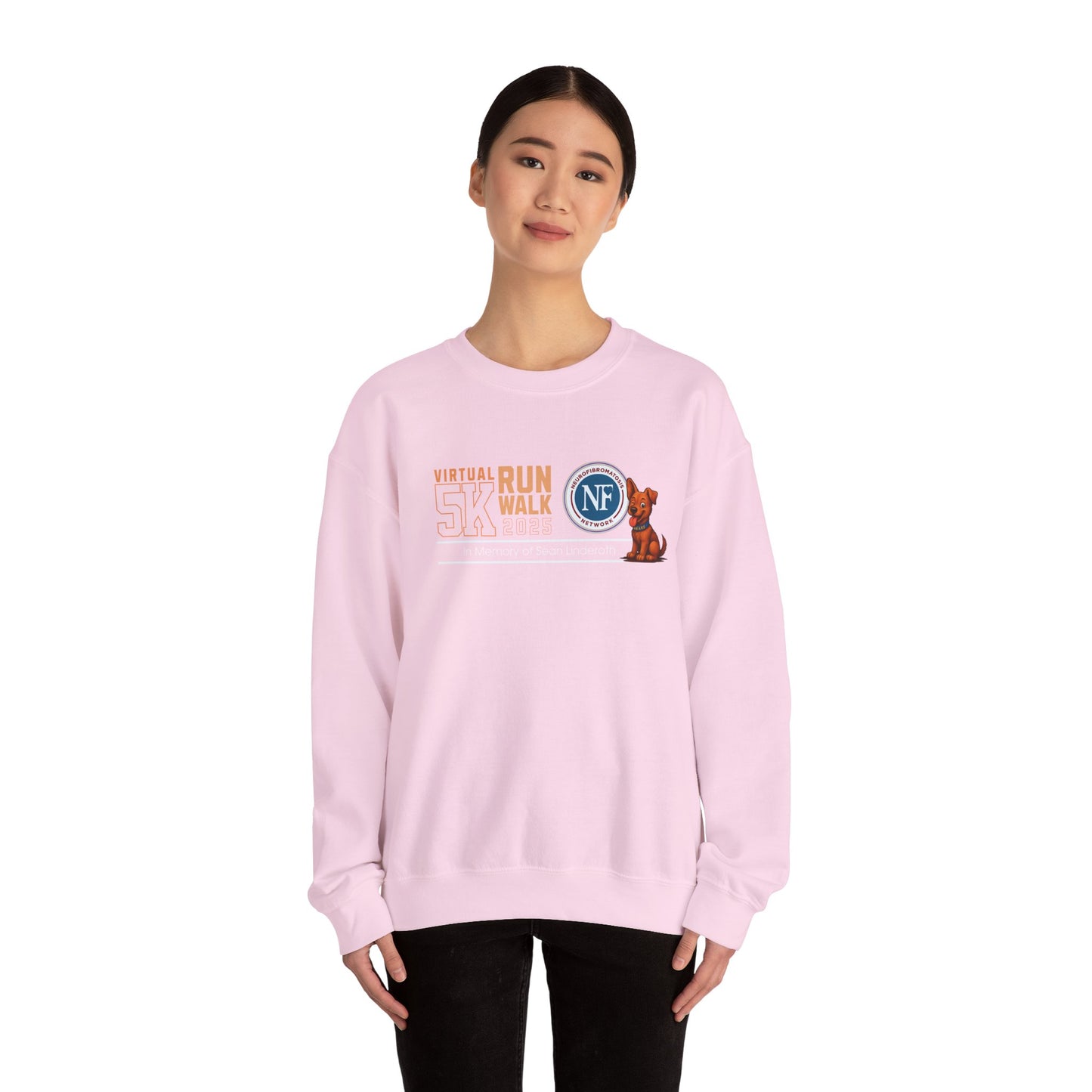 NF Virtual 5K Run/Walk Crewneck Sweatshirt — In Memory of Sean
