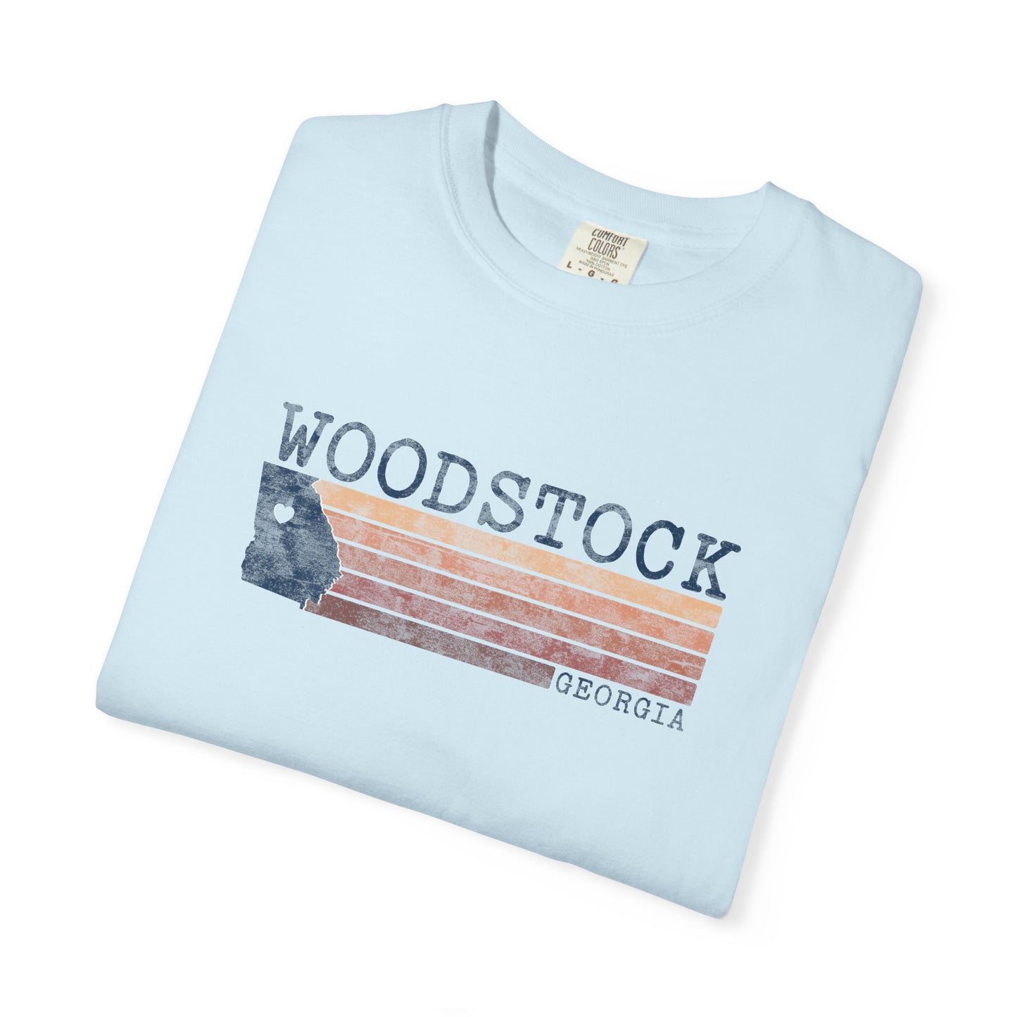 Woodstock Georgia Boho "Band of Colors" T-Shirt