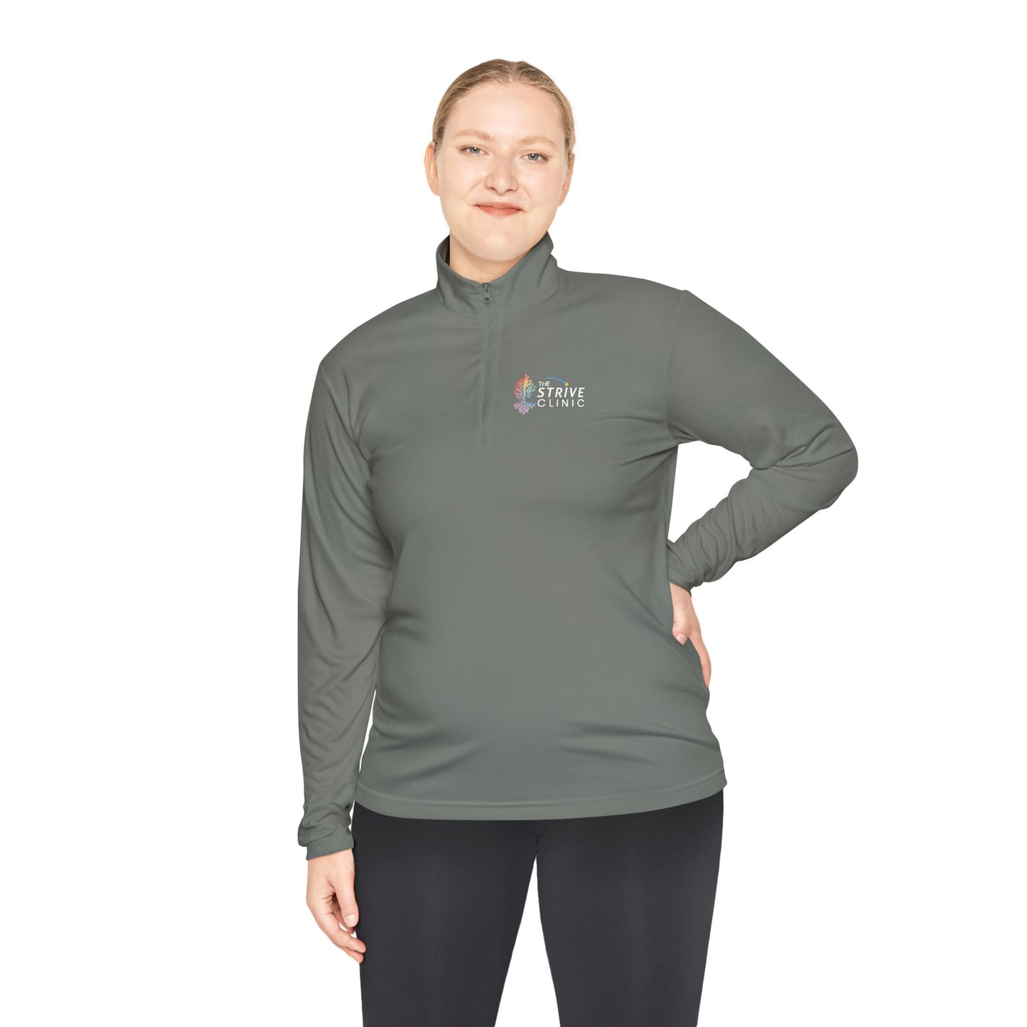 Unisex Quarter-Zip Lightweight Pullover - Strive Clinic
