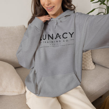 Lunacy Training Co. Logo Hoodie — Front Print