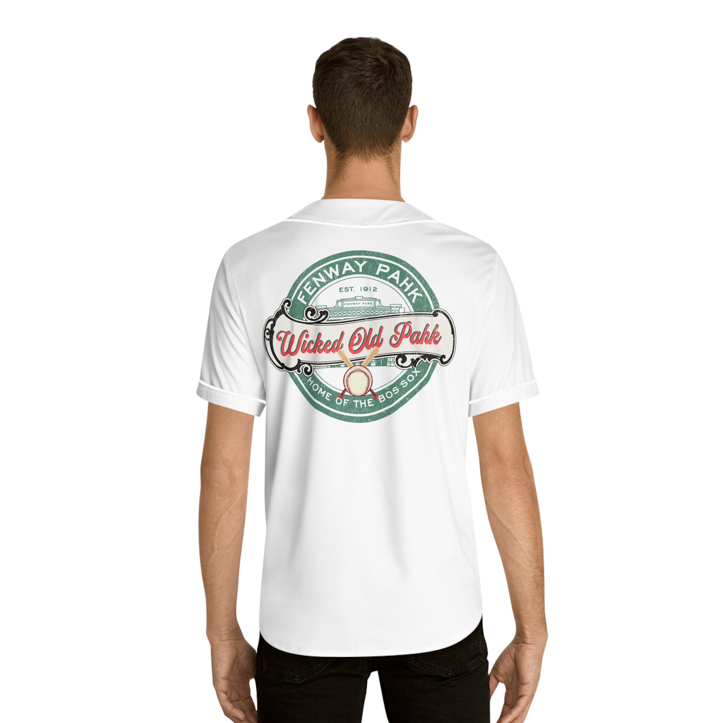 Vintage-Inspired Boston Baseball Jersey