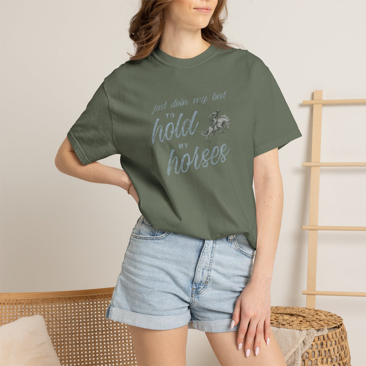 Hold My Horses Comfort Colors Tee