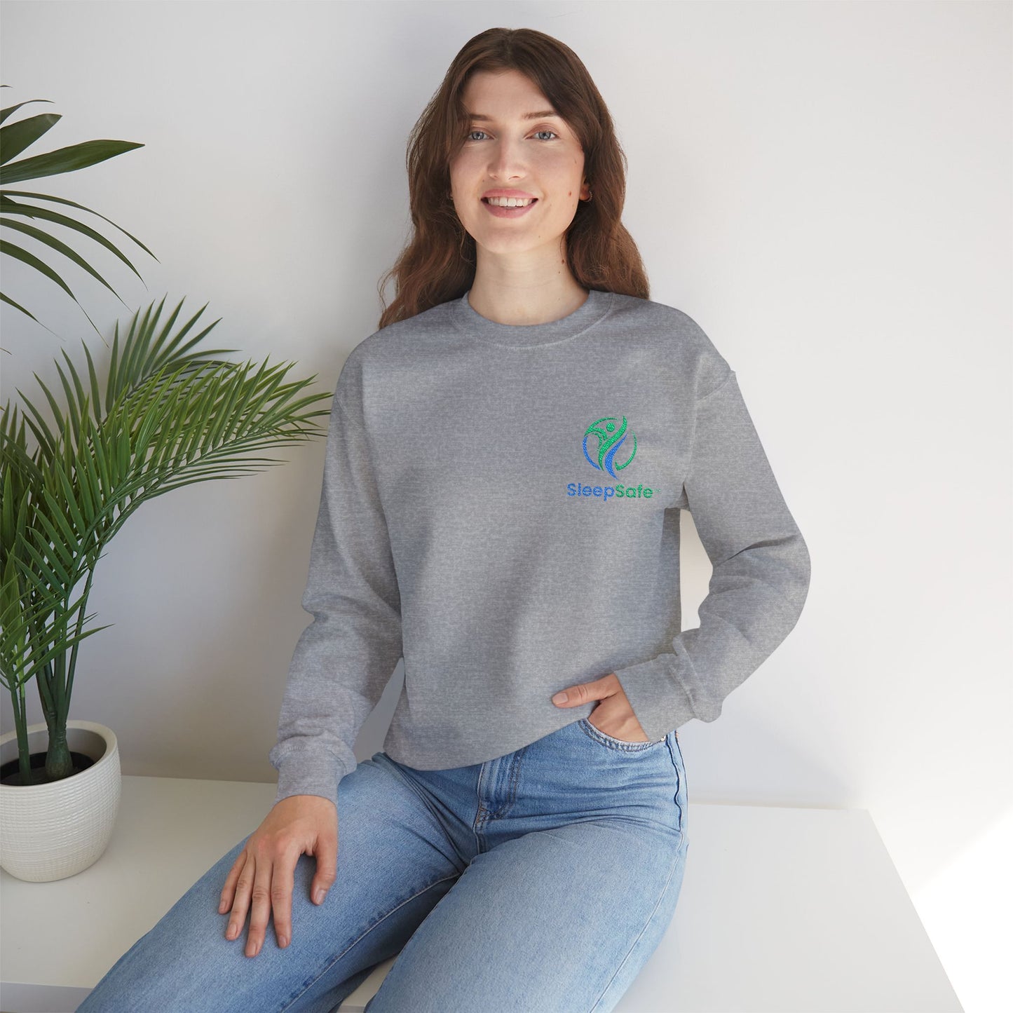 SleepSafe Logo Crewneck Sweatshirt