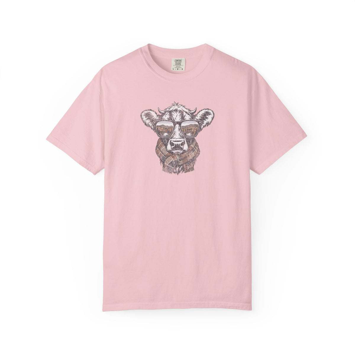 Rustic Fall Cow Cozy Tee