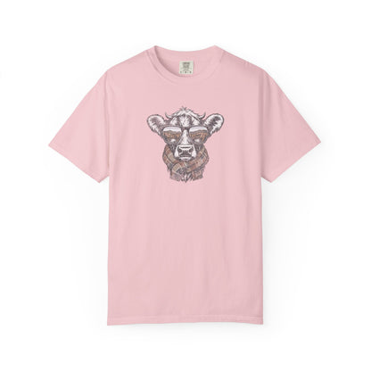 Rustic Fall Cow Cozy Tee