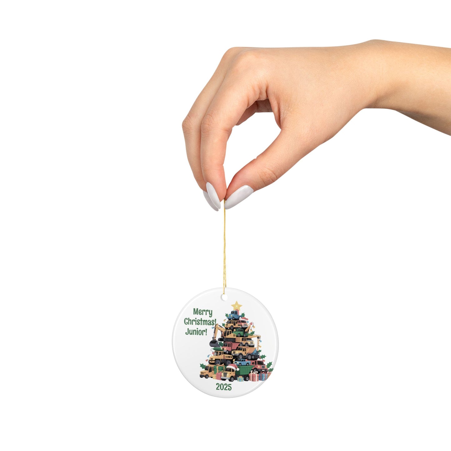 Junior Ornament –Ceramic Christmas Keepsake
