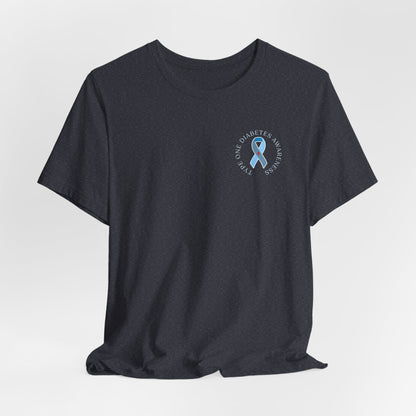 T1D Awareness Front & Back Design Tee