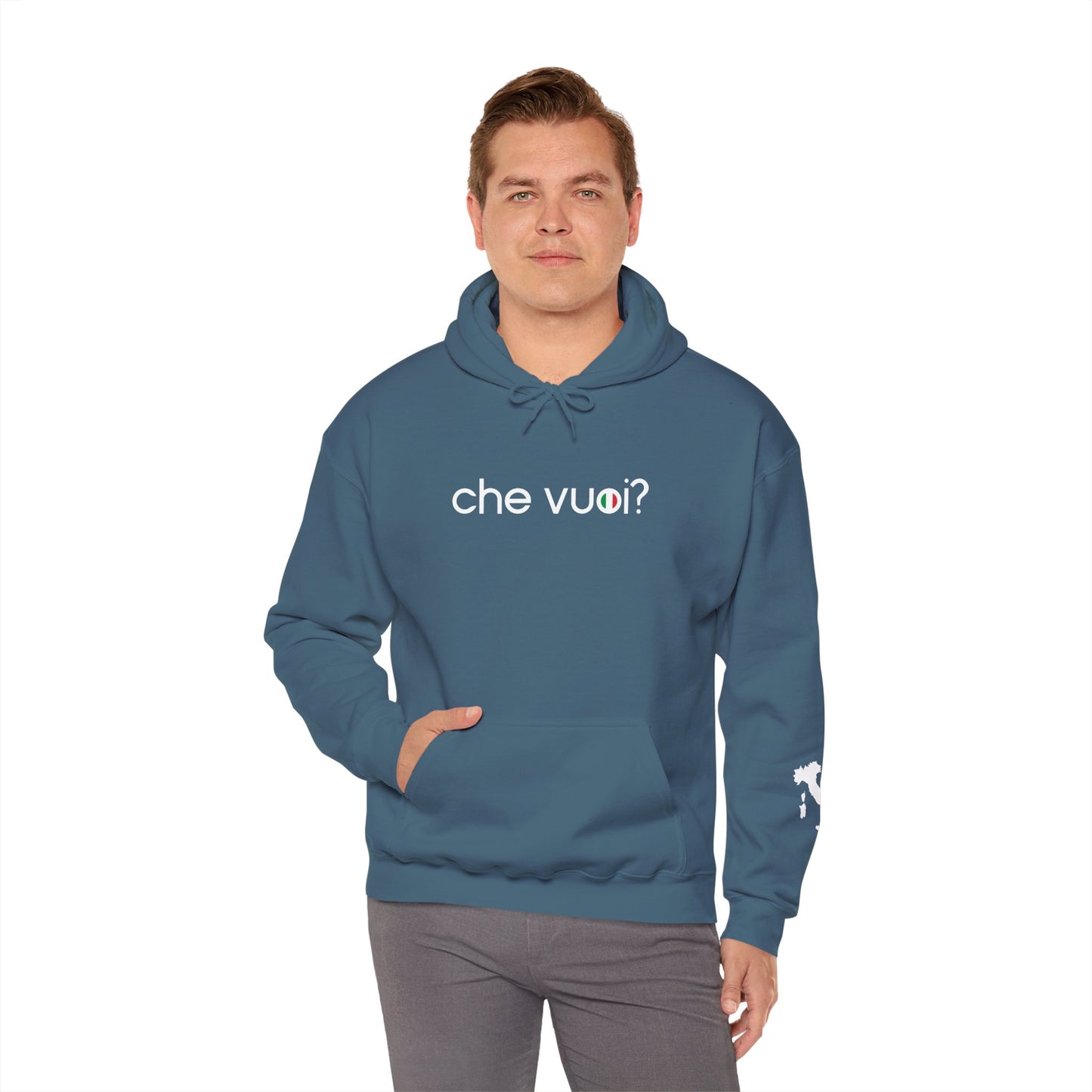 Map of Italy 'Che Vuoi Unisex Hoodie