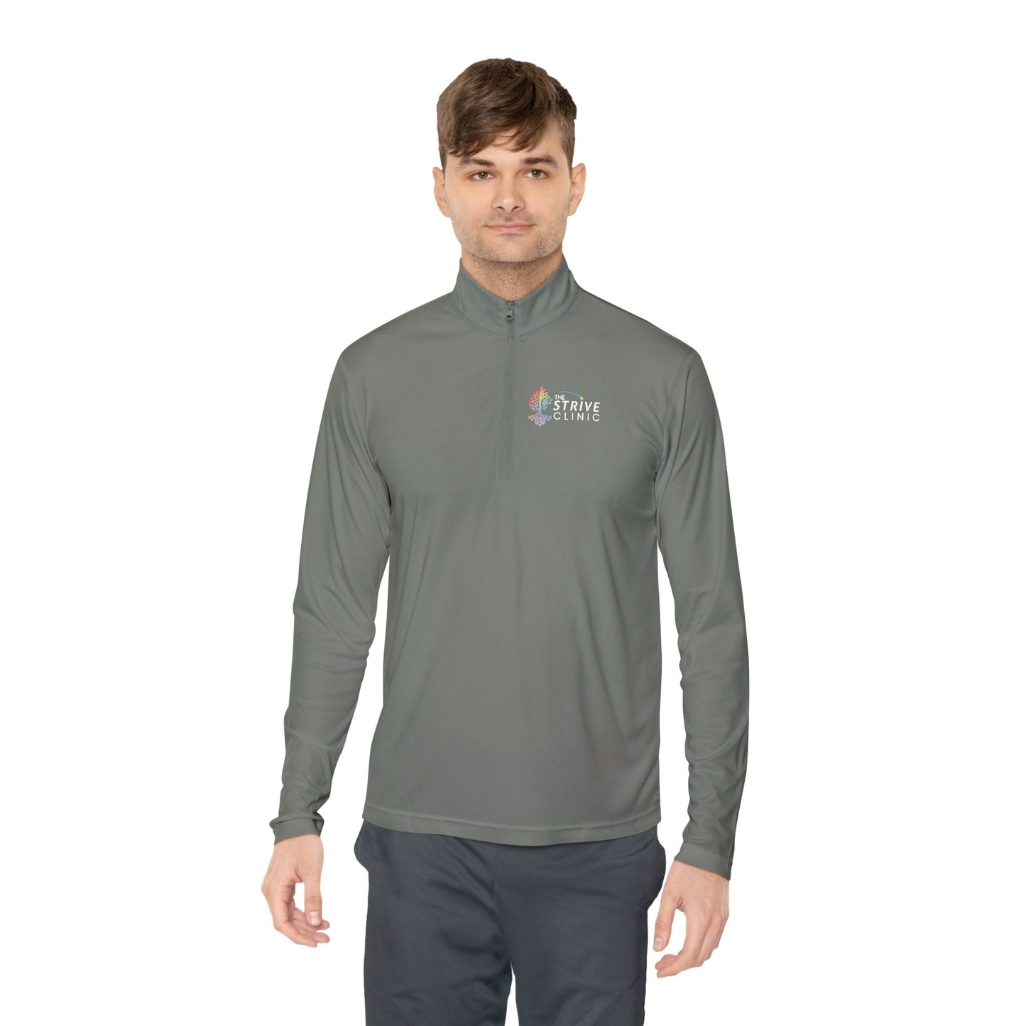 Unisex Quarter-Zip Lightweight Pullover - Strive Clinic