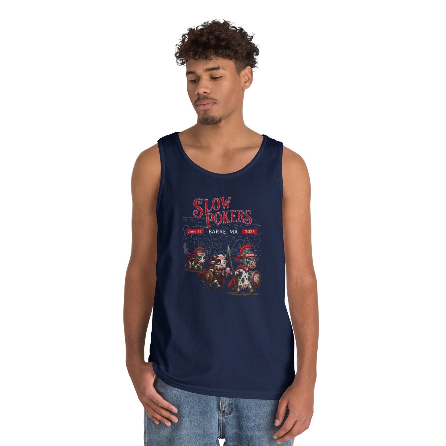 Barre Spartan Slow Pokers Unisex Tank