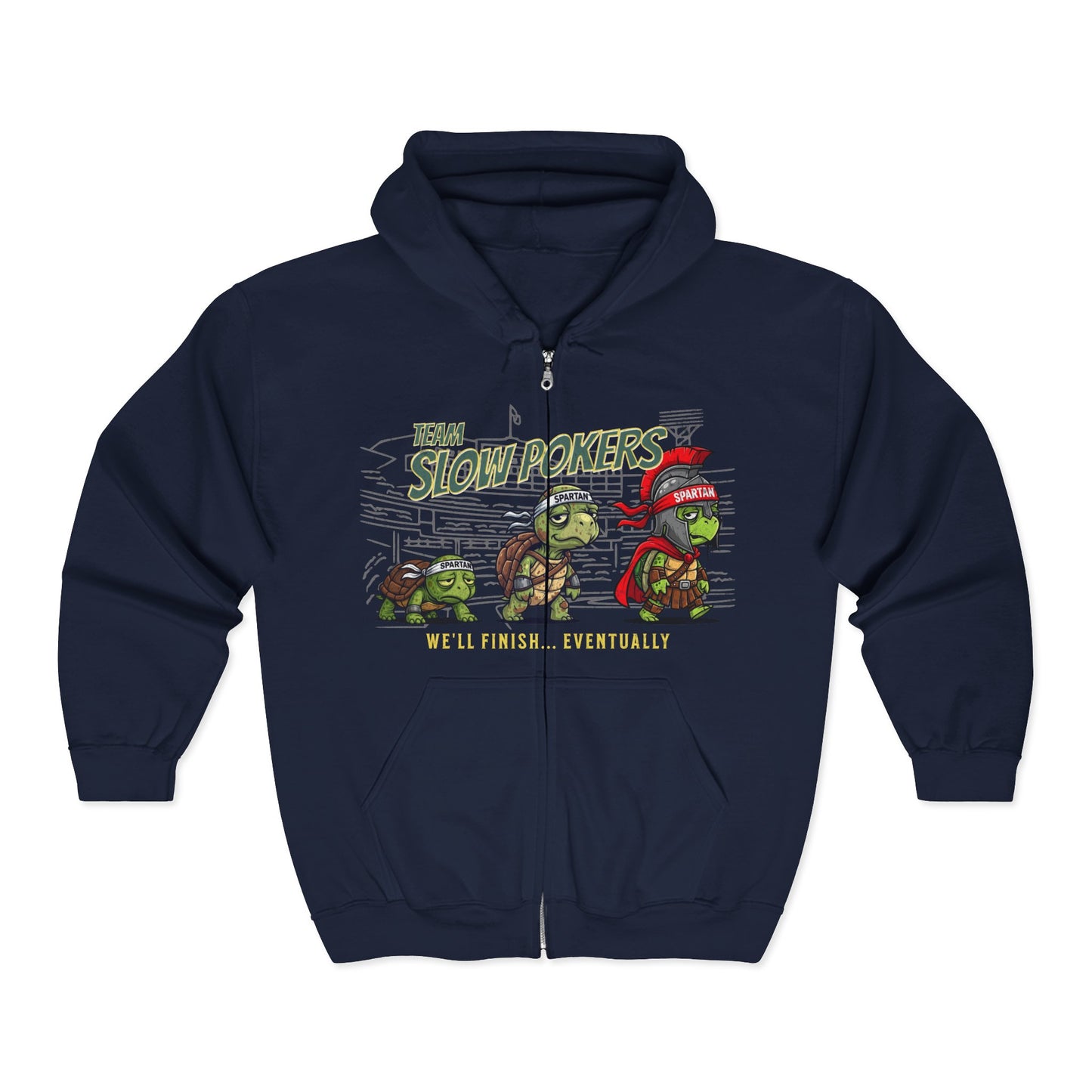 Unisex Heavy Blend™ Full Zip Hoodie - Slowpokers Design, Great for Runners, Casual Wear, Gift for Joggers, Funny Sweatshirt, [...]