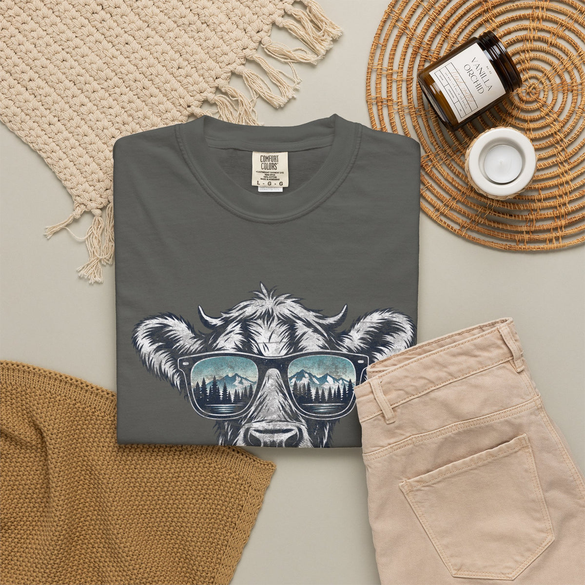 Shaded Cow Graphic Tee