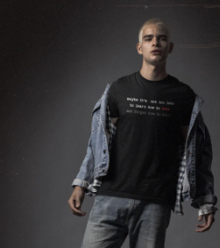 Love Quote Unisex Tee, Crazy Train Lyrics Graphic Shirt, Inspirational Short Sleeve Top