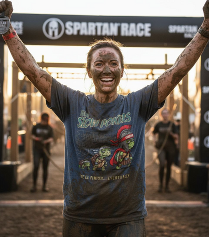 Spartan Slow Pokers Turtle Race Tee | Front & Back Print