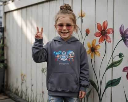 NF Superhero Kids Hoodie — "NF Strong: Strength in Every Nerve"