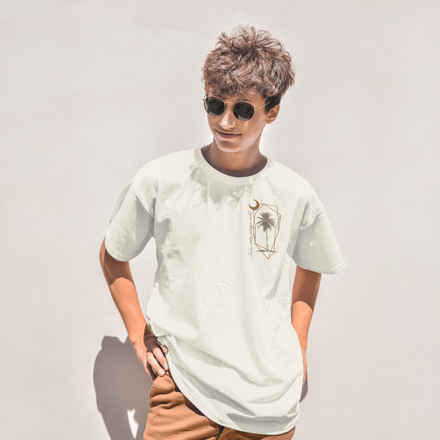 Charleston Palm Tree Tee  - Coastal Graphic T-Shirt