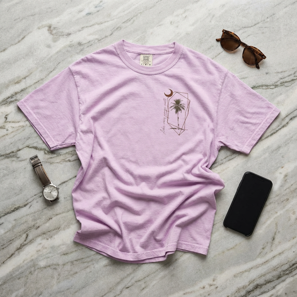 Charleston Palm Tree Tee  - Coastal Graphic T-Shirt