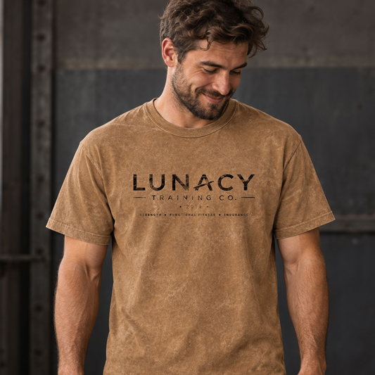 Lane Seven Vintage Tee Distressed Linear Logo
