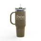 40oz Insulated Travel Mug — Leak Resistant Lid