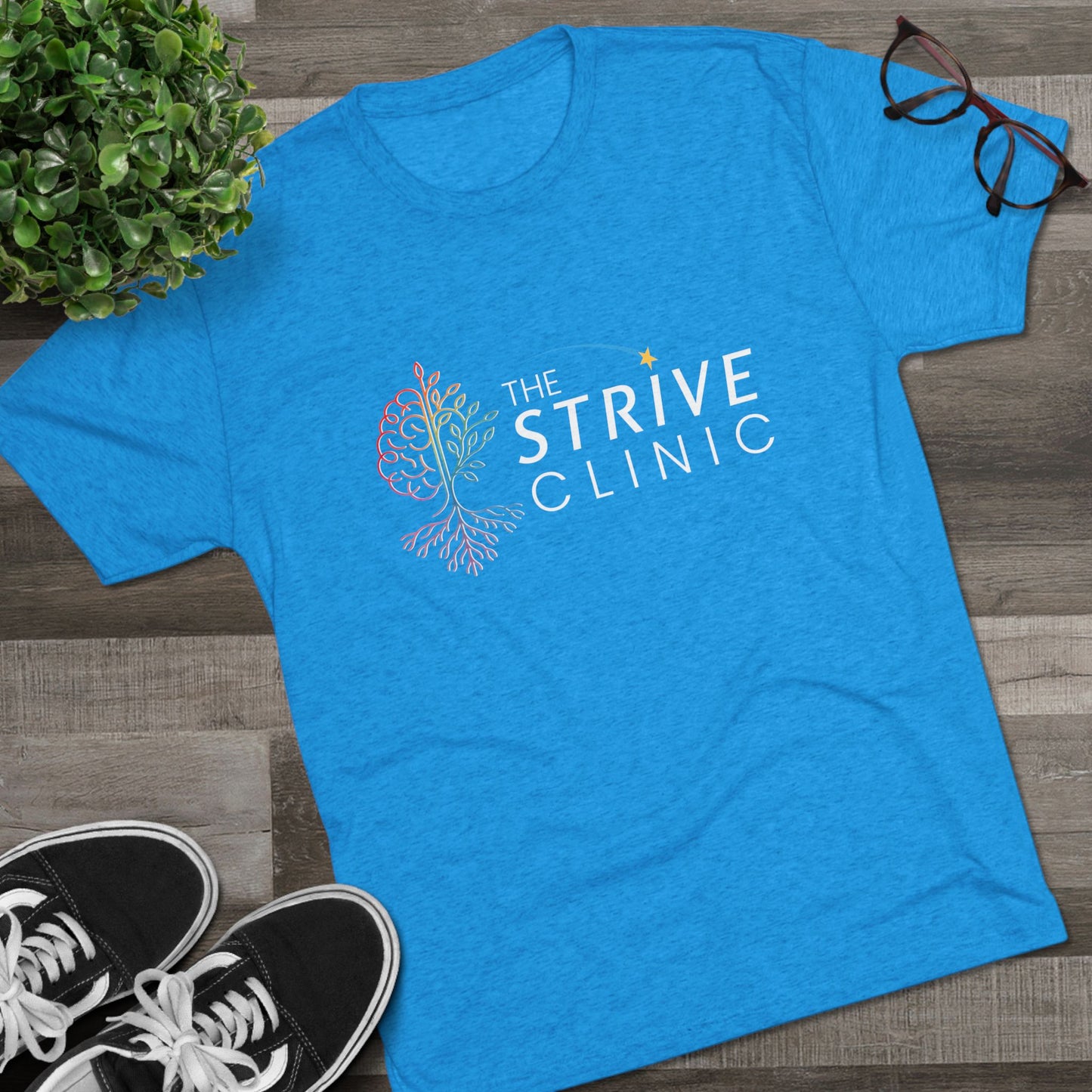 Strive Clinic Brain Tree Tee | Front Print