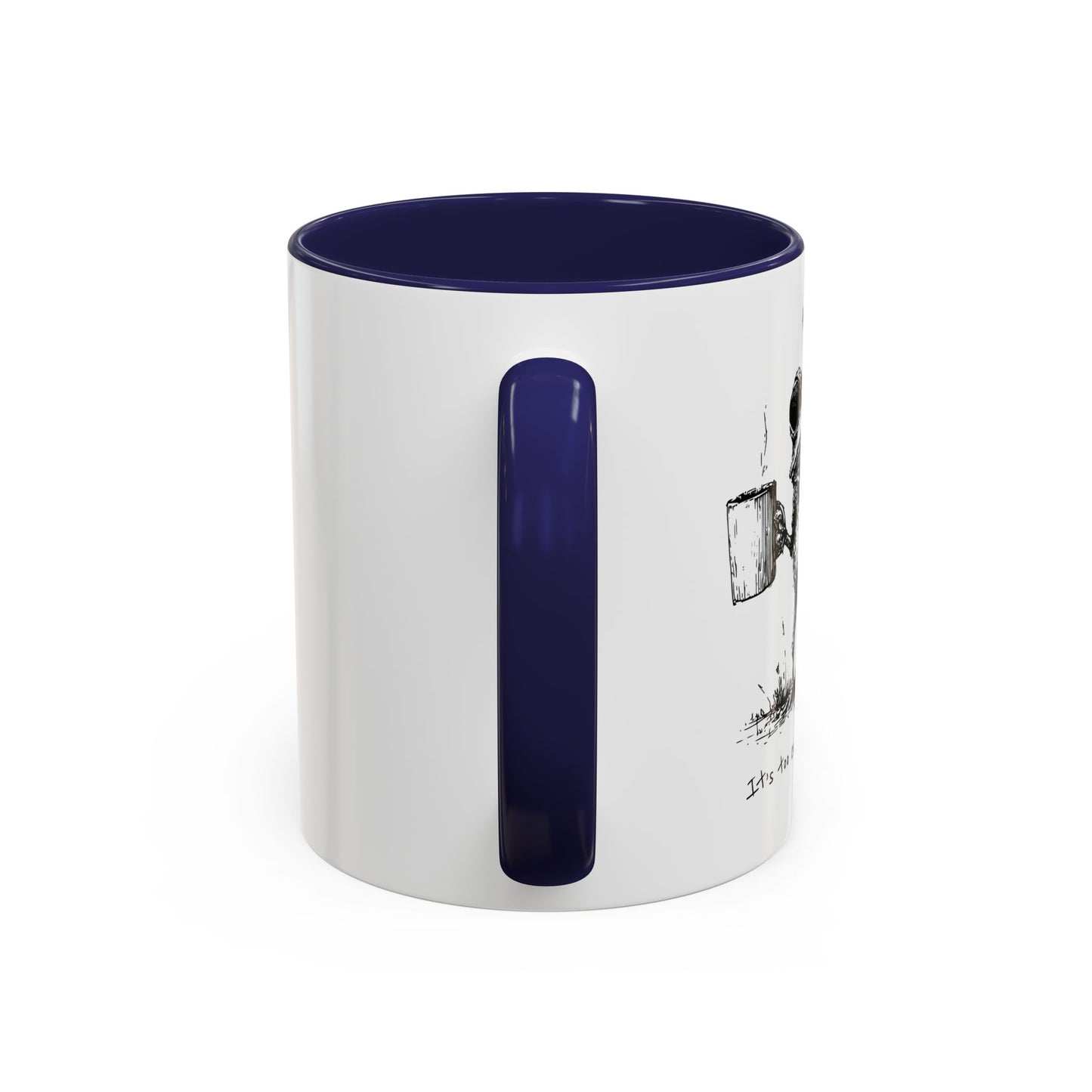 Funny Frog Coffee Mug — "Hop Off. It's Too Early for Nonsense"