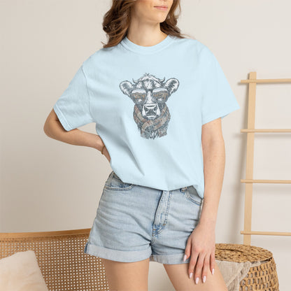 Rustic Fall Cow Cozy Tee