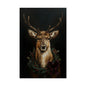 Deer Wreath Poster Print
