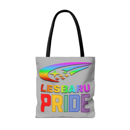 Lesbaru Pride Tote Bag, Subaru Lover, Lesbian, Reusable Bag, LGBT Rainbow Flag, LGBTQ Pride, Grocery Bag, Market Tote, Eco-Friendly