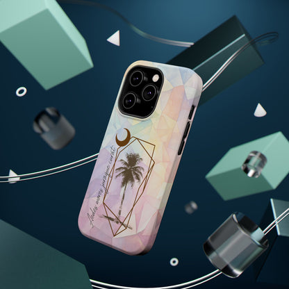 Geometric Palm phone case | Magnetic Impact-Resistant Case