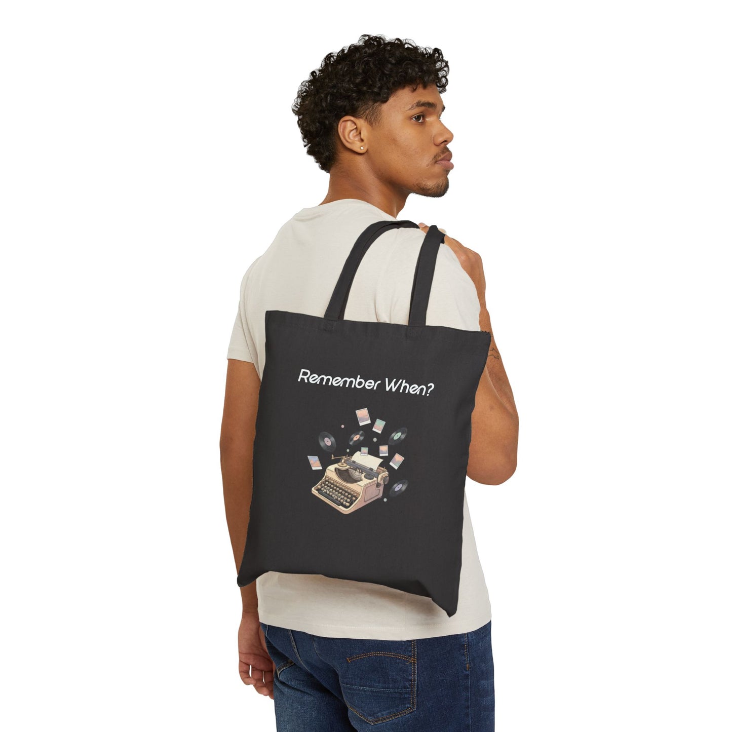 Remember When Typewriter Tote | fleeting nostalgia, yesterday vibes