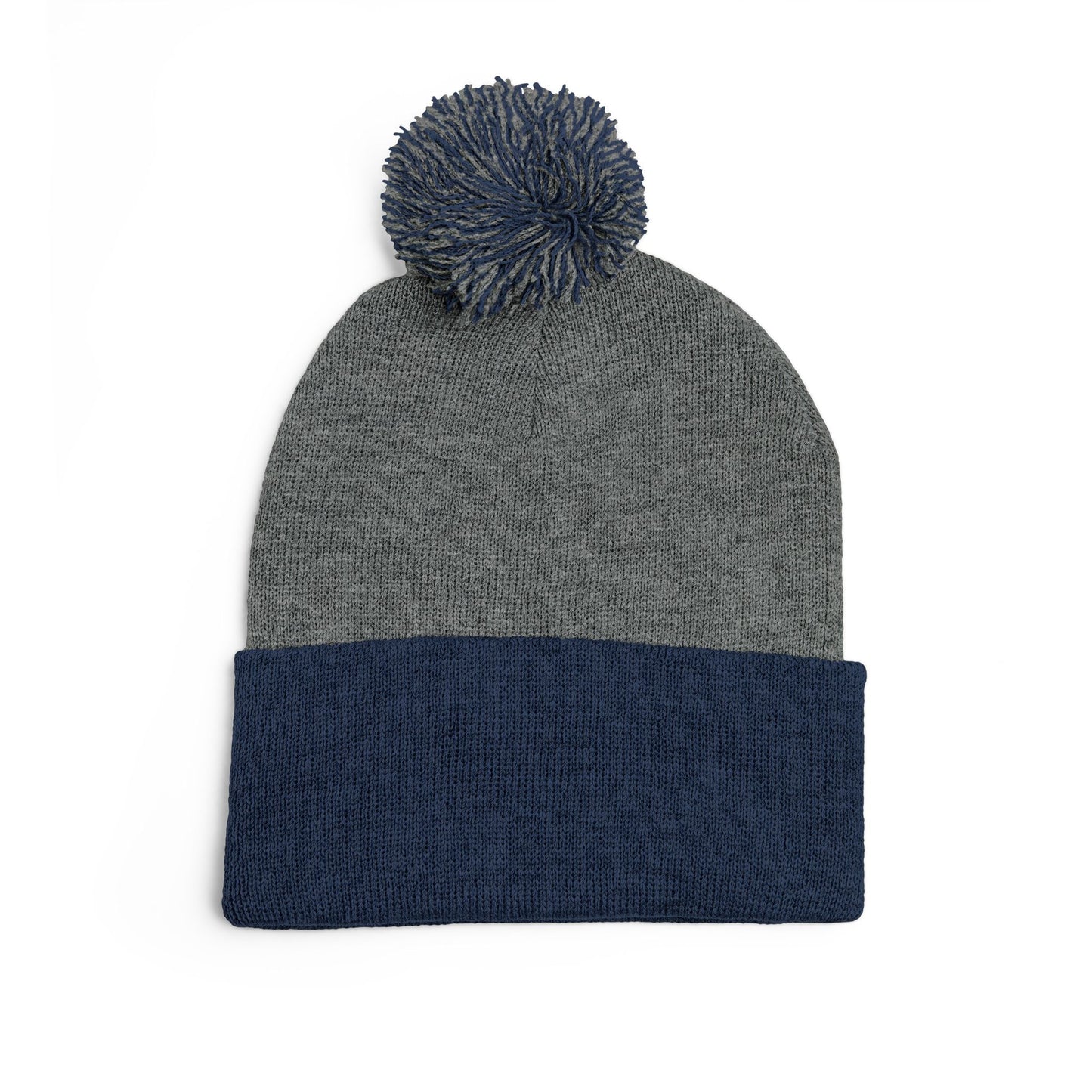 Embroidered Pom-Pom Knit Cap — The Strive Clinic Logo Beanie
