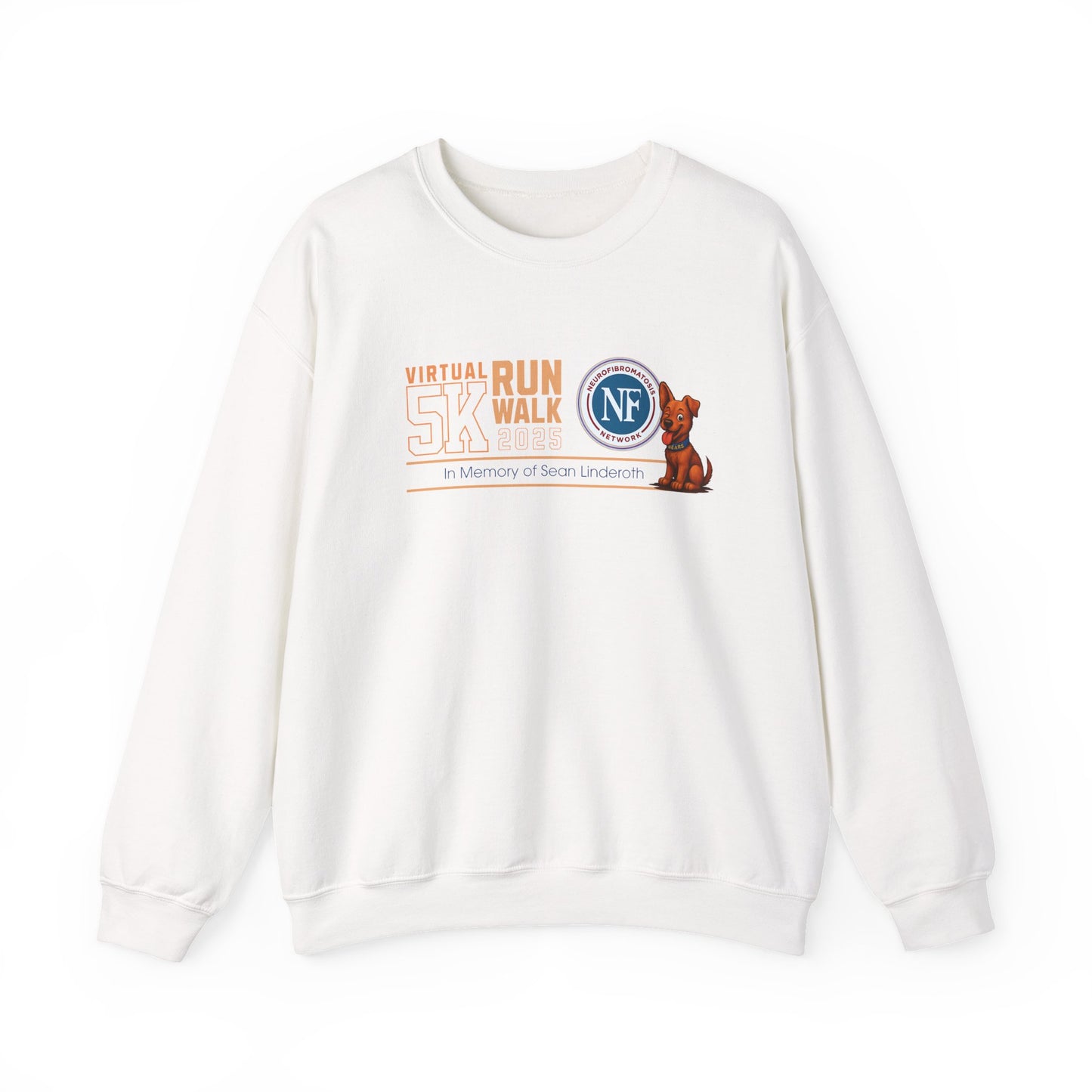NF Virtual 5K Run/Walk Crewneck Sweatshirt — In Memory of Sean