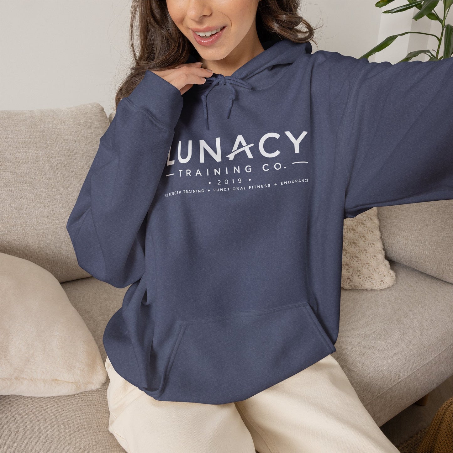 Lunacy Training Co. Logo Hoodie — Front Print