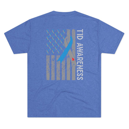 T1D Awareness Sunflower Tee — Front & Back Diabetes Support Shirt